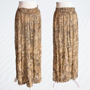 Divided Brown Maxi Skirt